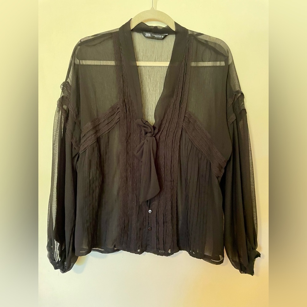 Sheer blouse